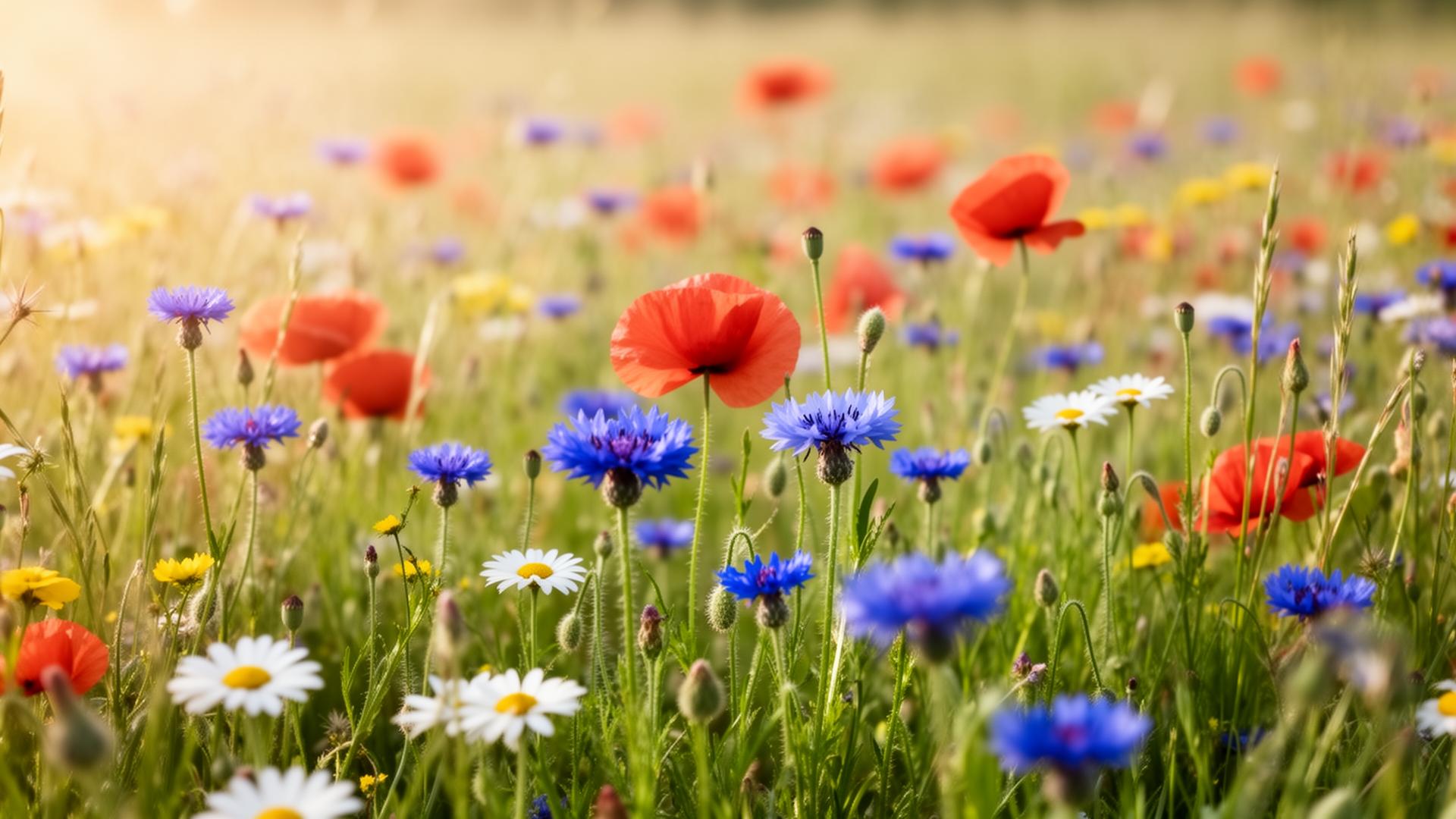 Bloeiende wilde bloemen in het vroege voorjaar
